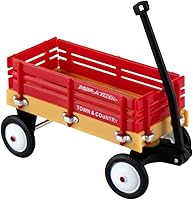World's Smallest Radio Flyer Town & Country Wagon - Mini Die-Cast Replica with Working Wheels