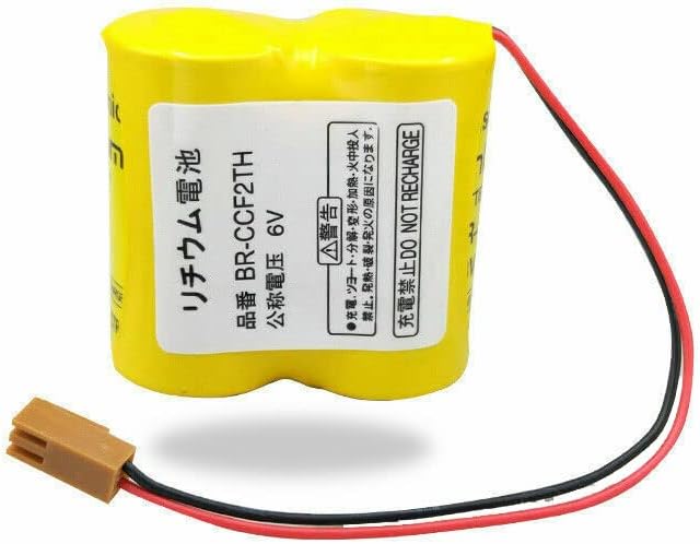 Miniatura 2 de KANGLEUS Paquete de 8 baterías BR-CCF2TH con enchufe 6V 5000mah para Fanuc A98L-0001-0902A98L-0031-0006 PLC Back-Power no recargable