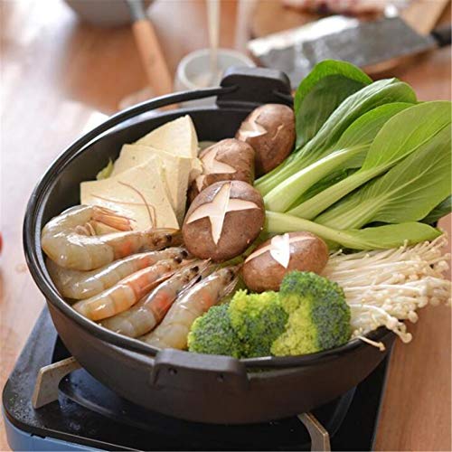 Pentola in ghisa, giapponese Cast Iron Cover Legno...