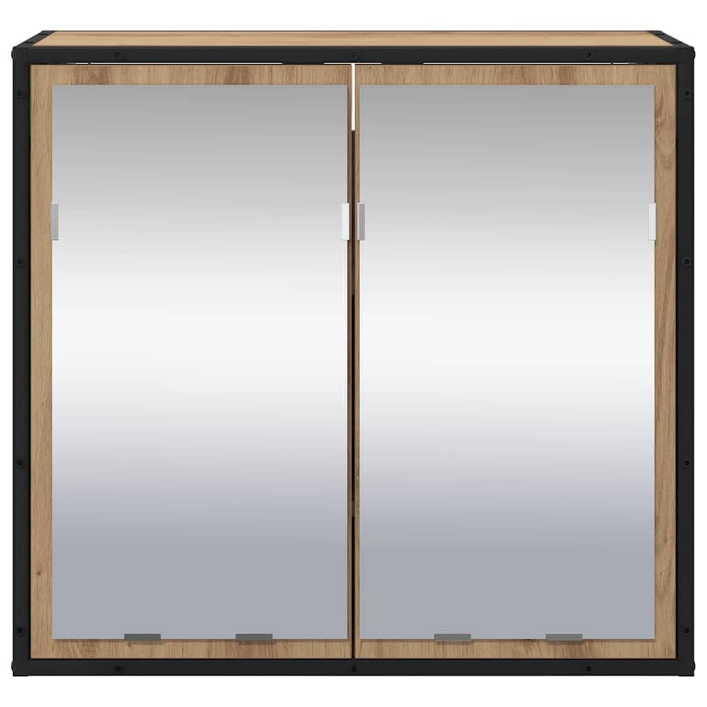 Estantería de pared de roble Artisan, 65 x 20 x 60 cm, con 3 estantes, material de madera, para baño, salón, aseo de invitados, espacio de almacenamiento y almacenamiento, diseño moderno