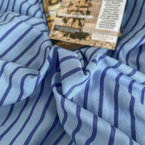 Freyamy Gestreifte Bettwäsche 135x200 Blau Gestreift Aesthetic Bettwäsche Set – Ansicht 6