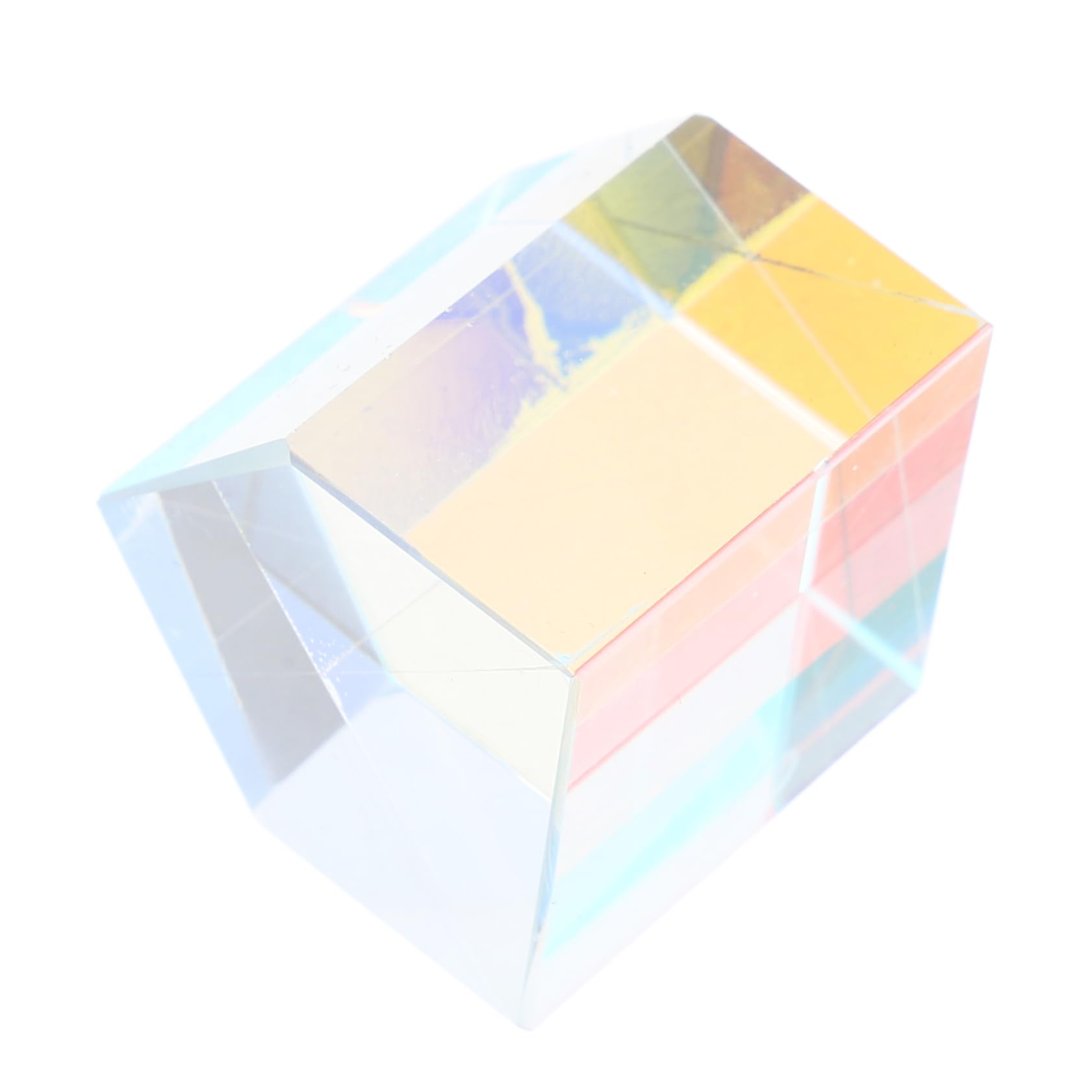 PRETYZOOM Glass Prism for Boys and Girls Sun Catcher Crystals Decorative Unique Solar Prism House Shaped