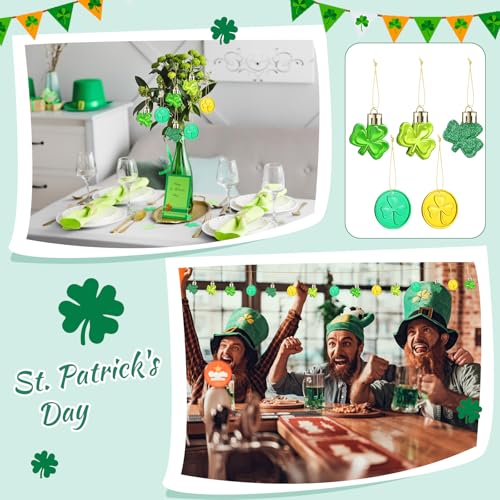 Trèfle en forme de cœur suspensions Saint Patrick ou Pâques lot classique 54 - 6