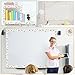Containlol Classroom Borders for Bulletin Board, 118 ft Boho Dots Scalloped Trim Colorful Bulletin Board Boarders for Home Office Classroom Wall Chalkboard Decoration