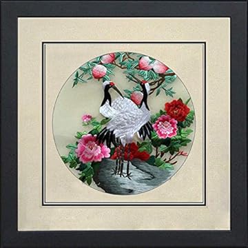 antique chinese silk embroidery pictures