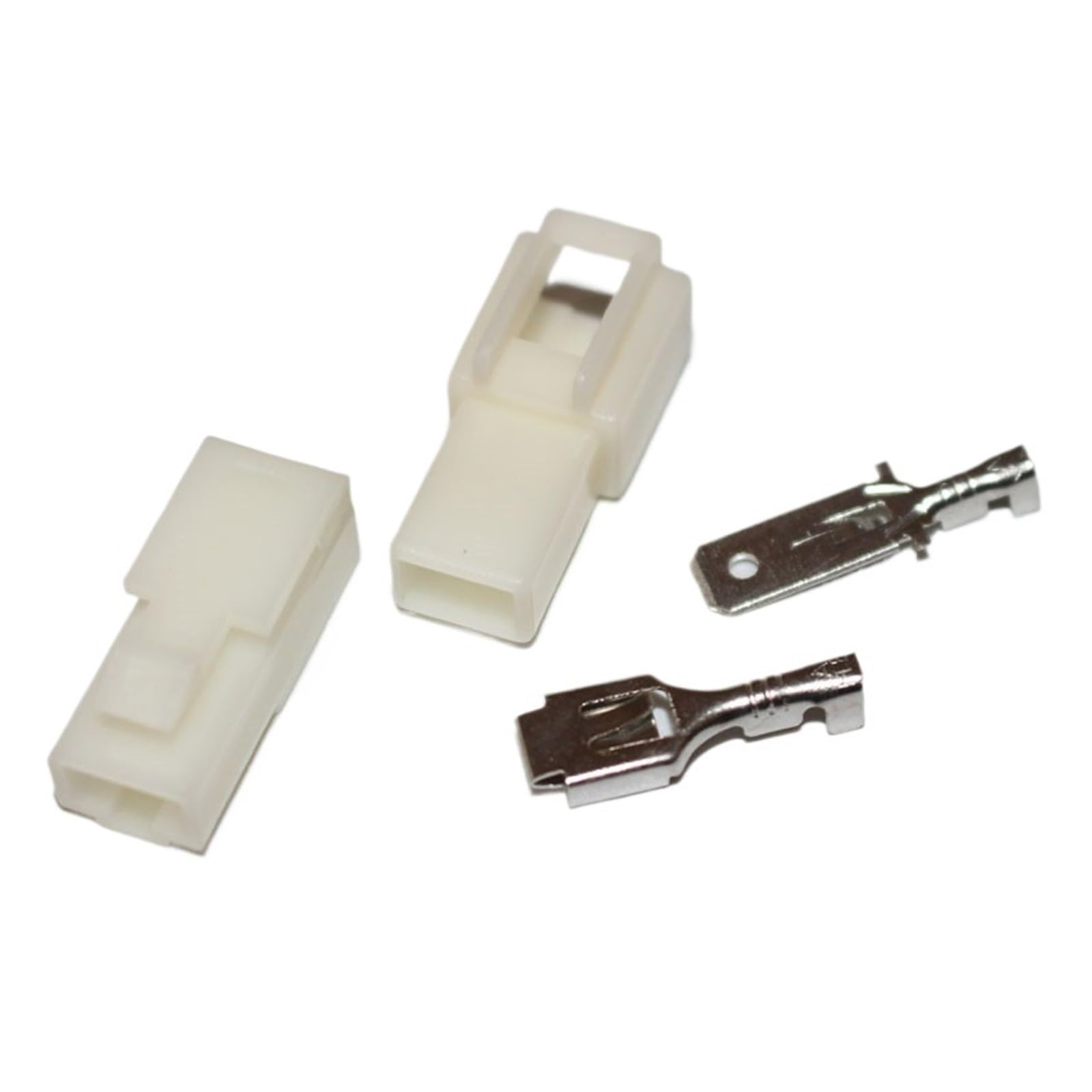 50 Kits de connecteurs terminaux 6,3 mm 1 Broche, boîtier mâle et Femelle 1P + bornes