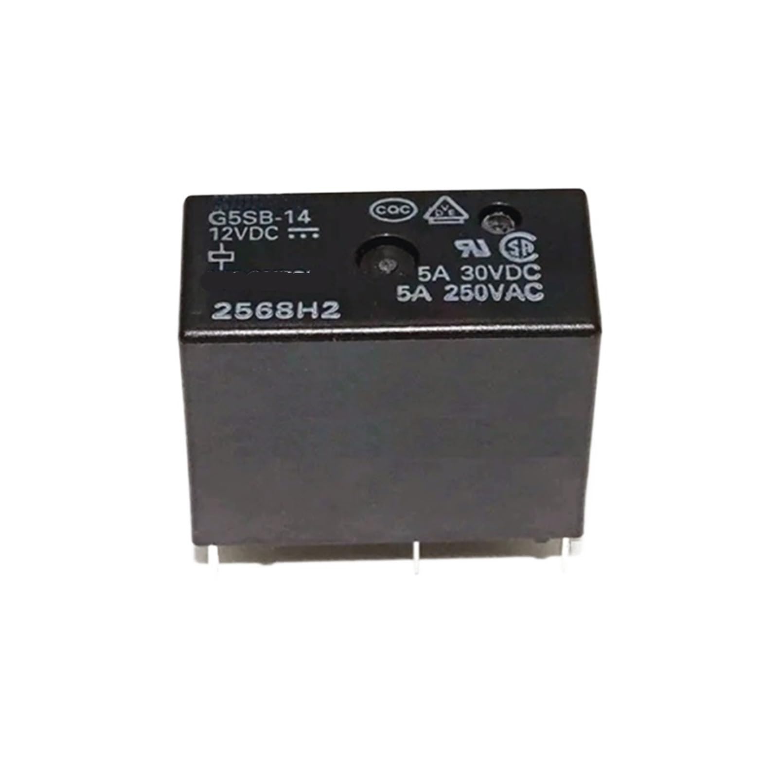 Relais G5SB-14-5VDC et 12V de 5A à 5 pins pour commutation stable