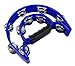 YMC Half Moon EZ Grip Tambourine 20 Jingles - Blue