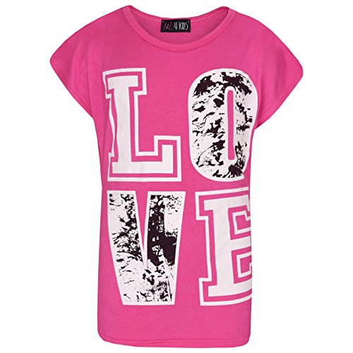 Image of A2Z 4 Kids Girls Love Crop Top T-Shirt And Splash Fashion Leggings Girls Pants Kids Outfit Sets Age 5-14 Years