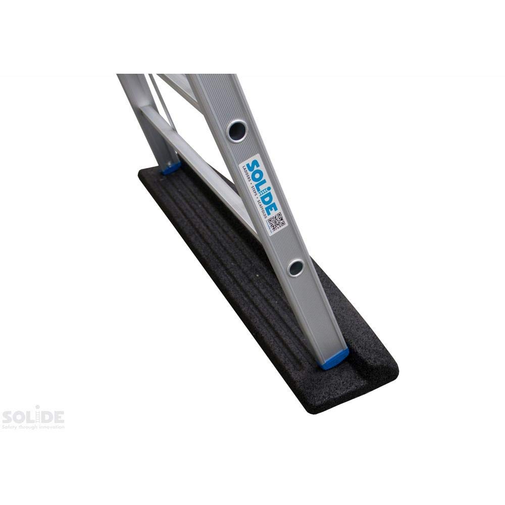 Maruflex Leiter AZS Leitermatte Aluminium 3-stufig Silber/Schwarz 17,91 Zoll 5,3 kg