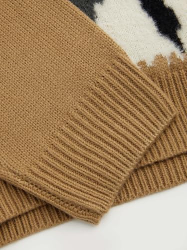 Image of CIDER Women's Cat Sweater Long Sleeve Crew Neck Fun Graphic Cute Patterned Chunky Pullover Sweater Tops