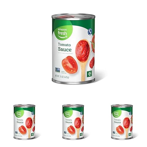Miniatura 9 de Marca Tienda  Salsa de tomate Happy Belly sin sal añadida, 8 onzas