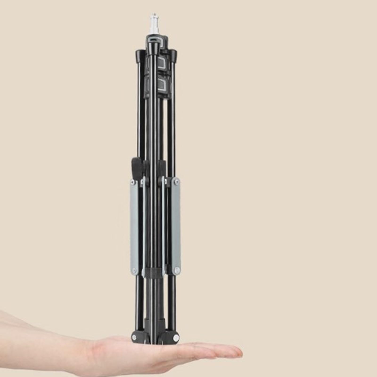 Treppiede in alluminio per fotocamera per scattare immagini stabili, altezza regolabile e supporto per gambe pieghevole, accessorio fotografico professionale