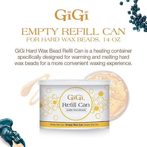 Gigi Hard Wax Beads Refill Can, 14 Oz #TOP1