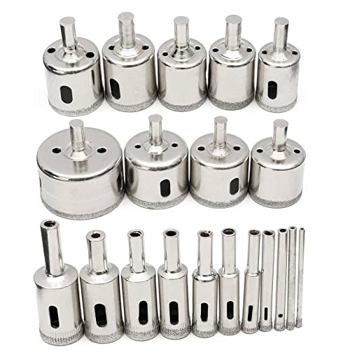 Juego de 20 brocas con recubrimiento de diamante miniatura 3