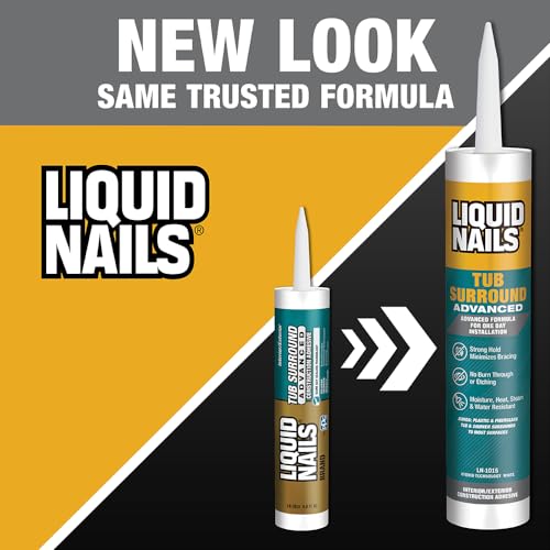 Image of Liquid Nails 10 oz Tub Surround Interior /Exterior Advanced Construction Adhesive