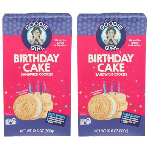GOODIE GIRL Cookie Cr?®me Birthday Cake, 10.6 OZ (Pack of 2)