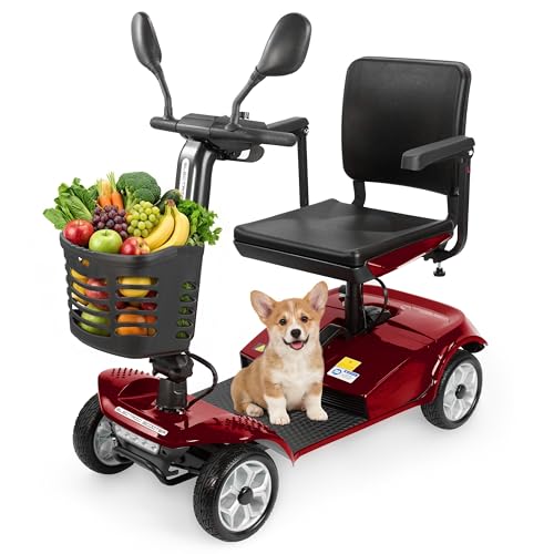 4 Wheel Mobility Scooter 400 LB Capacity, Heavy Duty