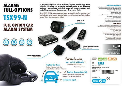 Gamme Alarme Auto Beeper It (TSX99-N) - 7