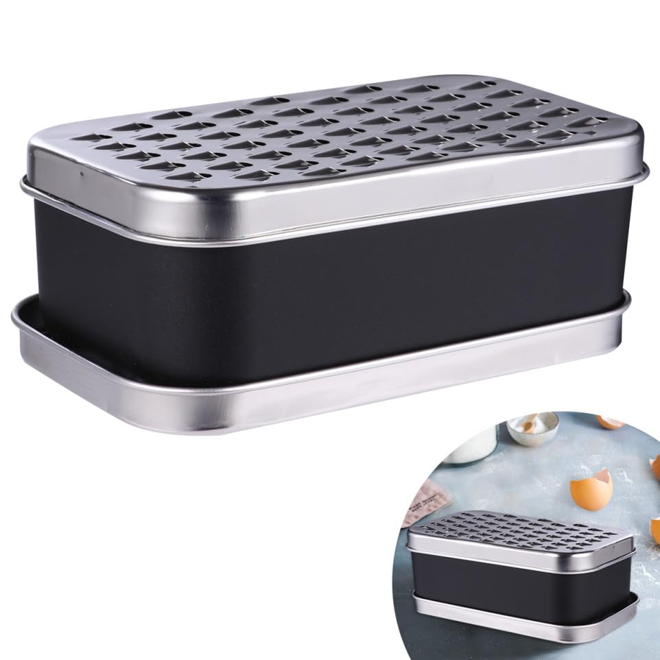 Rallador de Queso con Contenedor Negro miniatura 4