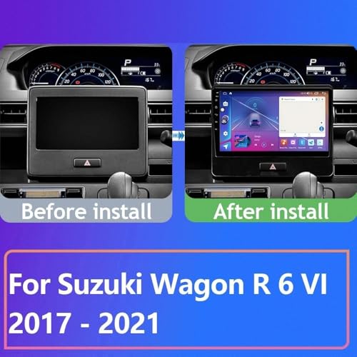 Pantalla táctil de 4 núcleos con Carplay y cámara trasera para coche Suzuki SX4 2