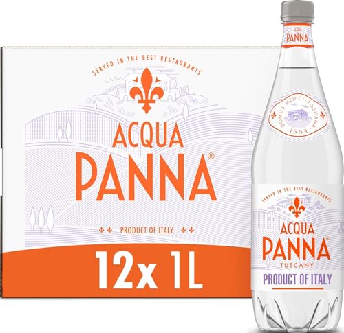 Acqua Panna Natural Spring Water, 33.8 Oz, 12 Pack