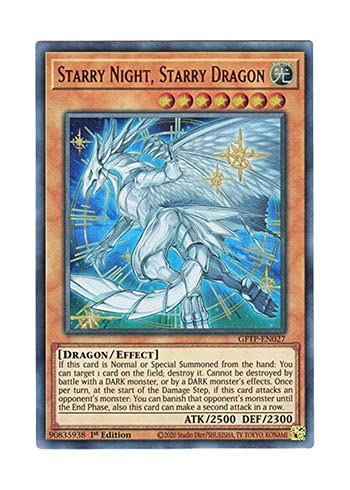Amazon.co.jp: 遊戯王 英語版 GFTP-EN027 Starry Night, Starry Dragon 