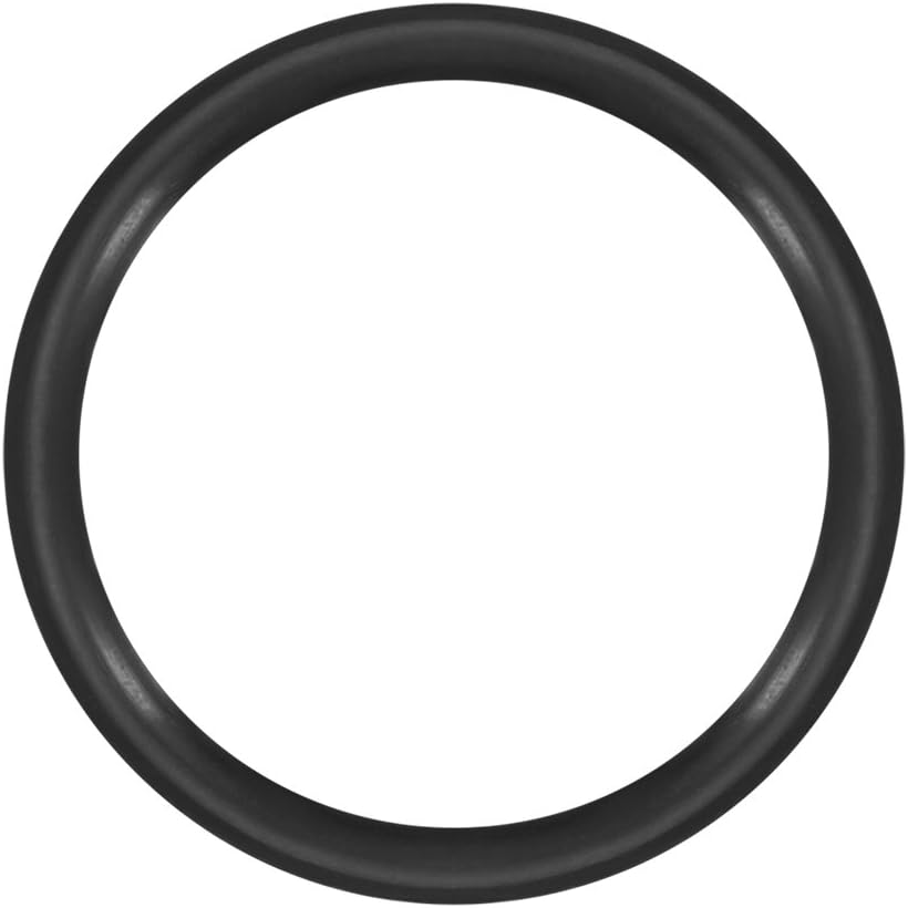 uxcell Nitrile Rubber O-Rings 8mm OD 6mm ID 1mm Width, Metric Sealing Gasket for Automotive Machine Plumbing, Pack of 50
