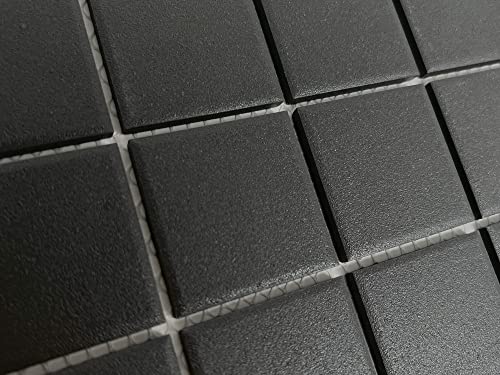 Vintage Black Unglazed Square 2X2 Inch Porcelain Floor & Wall Tile (10 Pcs/10 Sq. Ft. Per Case, 1 Standard Shipping) #TOP5