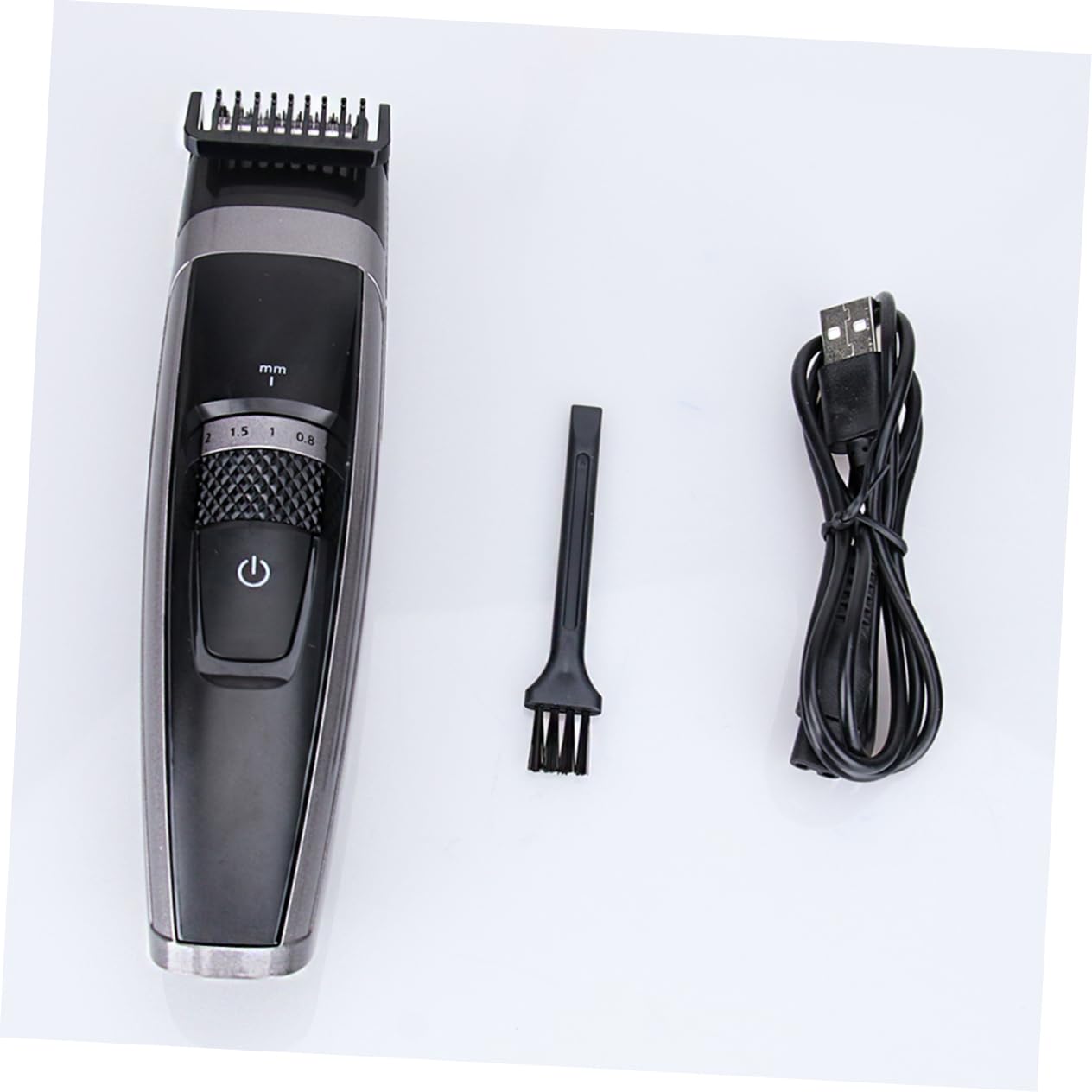 Ipetboom Beard Trimmer for Men Rechargeable Hair Remover Adjustable Lengths Barber Trimmer Beard Styling Kit