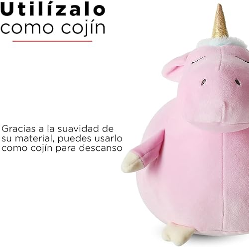 Miniatura 5 de MINISO Juguete redondo de peluche de camello morado, súper suave y adorable, perfecto para leer, ver la televisión y acurrucarse