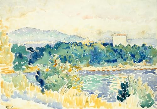 Affiches et impressions paysage méditerranéen Henri Edmond Cross animaux 60x90