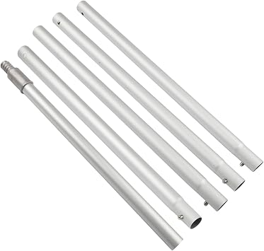 Lightweight 12ft Telescoping Extension Pole, 9 Sections for Reaching For High Places Like Ceilings and Fans