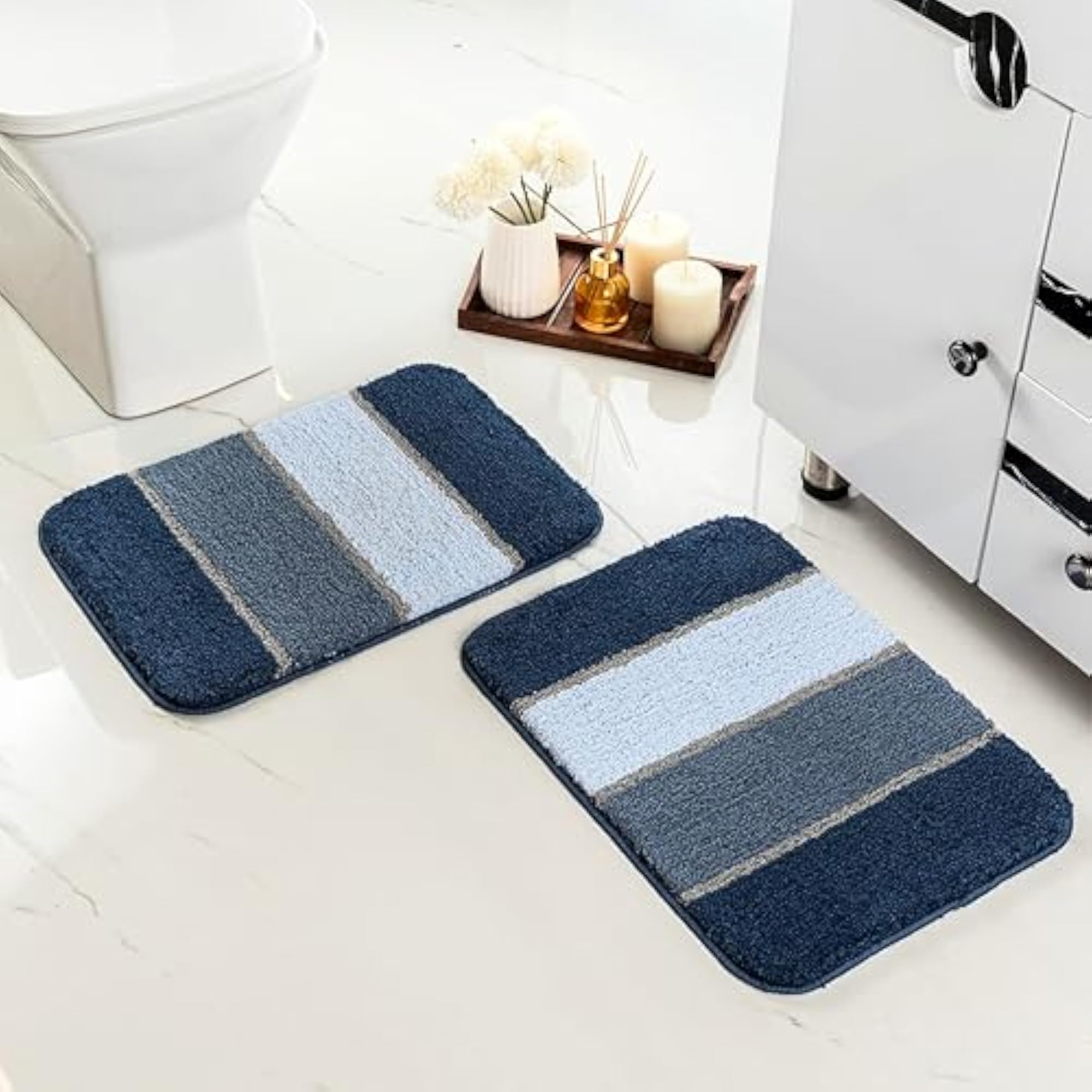Soft Thick Microfiber Anti-Skid Bath Mats