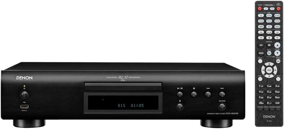 Rear panel of Denon DCD-800NE CD Player showing audio output ports