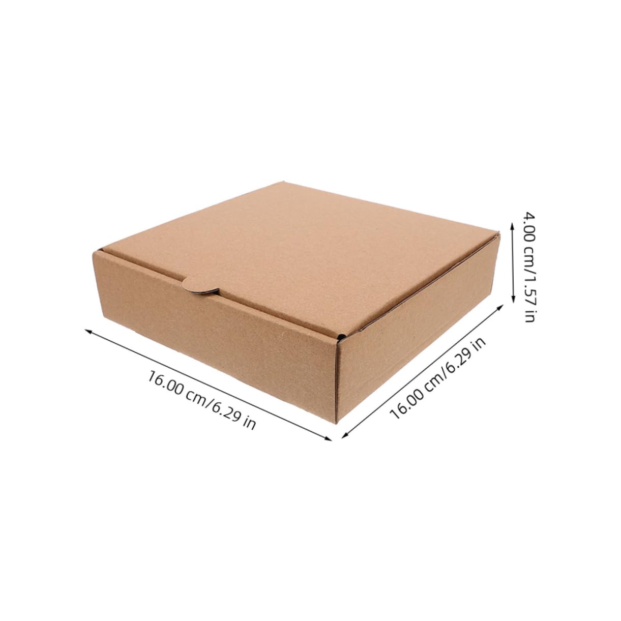 Garneck Oil-resistant Pizza Boxes 20pcs Mini Pizza Containers Paper Packaging Boxes for Takeout
