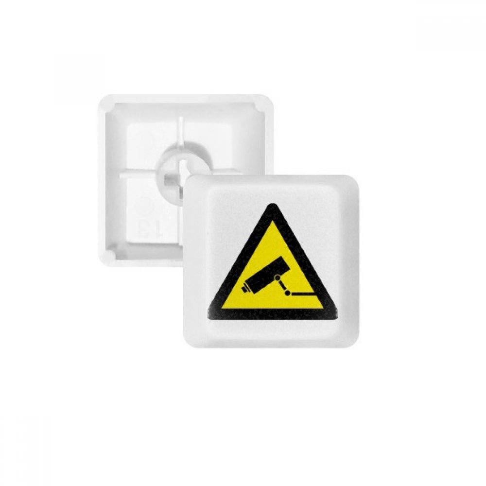 Keycaps Clavier Mécanique Blanc pour Setup Bureau Caméra Design
