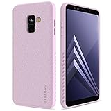 Samsung Galaxy A8 2018 Case, ELESNOW Soft Durable Flexible [Scratch Resistant] with Resilient Shock Absorption and Anti-fingerprint Design Durable Slim Fit Cover for Samsung Galaxy A8 2018 (Rose Gold)