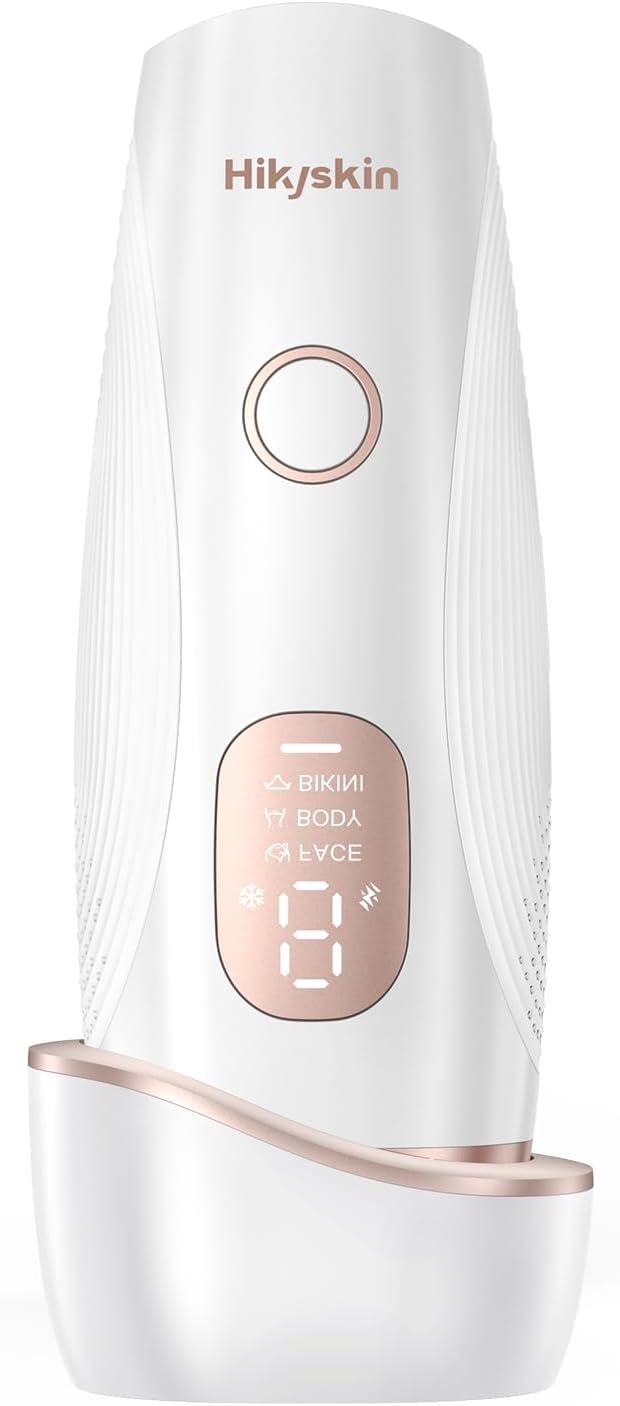 Laser Hair Removal with Cleaning Lamp, Ice-Cooling IPL Hair Removal Device for Men and Women, Safe Long-Lasting At Home Hair Remover Device for Face Back Leg Arm Whole Body