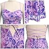 Short Prom Skater Dresses for Teens Sequin Dress for Women Girls School Dance HOCO Dress Sparkly Spaghetti Straps Swing Cocktail Party Dresses Backless Mini Homecoming Dresses Short Summer Purple XS #5