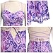 Short Prom Skater Dresses for Teens Sequin Dress for Women Girls School Dance HOCO Dress Sparkly Spaghetti Straps Swing Cocktail Party Dresses Backless Mini Homecoming Dresses Short Summer Purple XS
