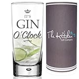  GIN GLASS - Gin & Tonic HighBall Glass & Gift Tube Set - A Funny Novelty G&T Gift For Any Gin Lover