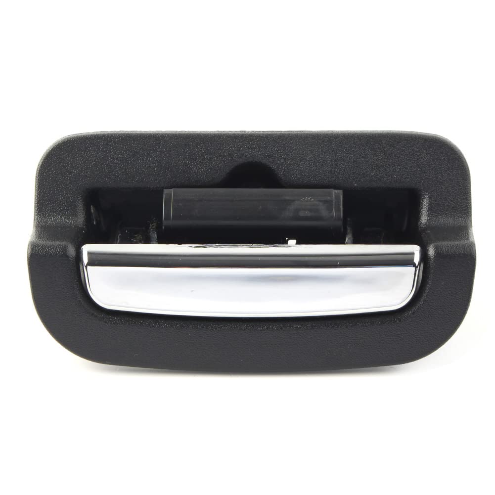 ABS Front Seat Back Desk Latch Tray Replacement - Compatible With Jaguar XJ 2010-2015, Black (Part #C2D13489)