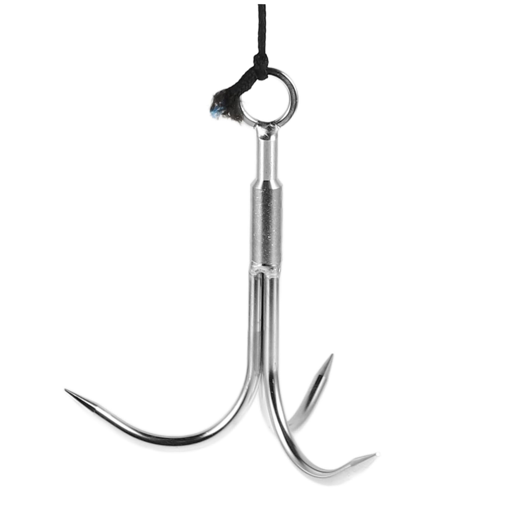 Happyyami Versatile Outdoor Hook Tool Grappling Hook for Fishing and Camping Stainless Steel Claw Enhanced Grip Random