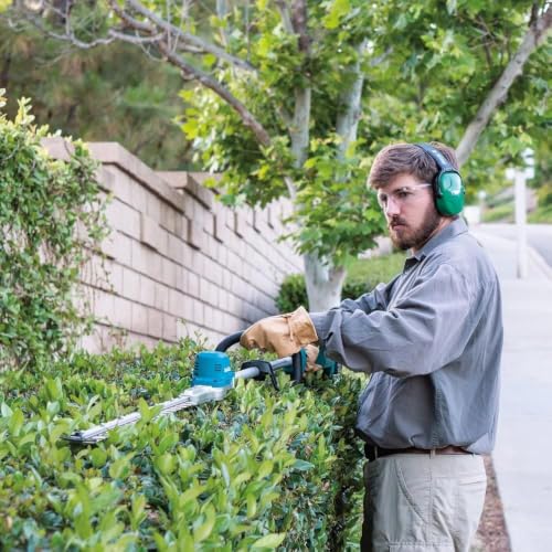 Image of Makita XNU02T Lithium-Ion Brushless Cordless (5.0Ah) 18V LXT 24 inch Pole Hedge Trimmer Kit, Teal