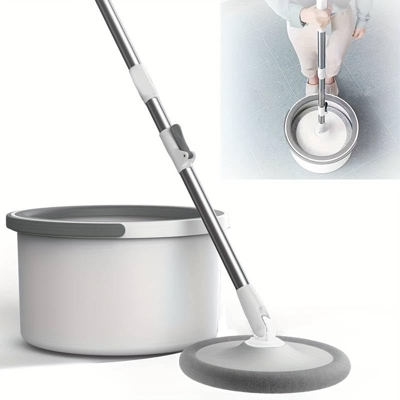 Brikipth Spin Mop and Bucket Set with Self Separates Dirty and Clean Water Spinning Mop and Bucket for Floor Cleaning, Wet and Dry in One Microfiber Spin Mop System with 2 Pads (B0CXSSCW9F) Amazon Price History, Amazon Price Tracker