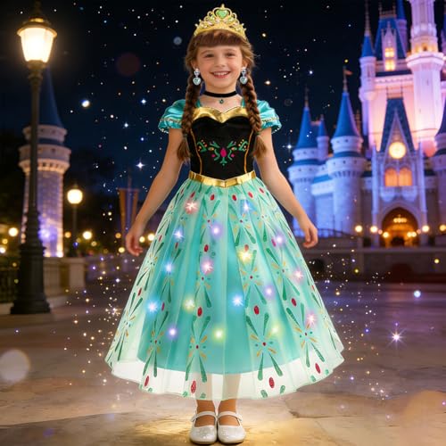 Disfraz de Princesa Verde para Niñas 4-5 Años miniatura 2