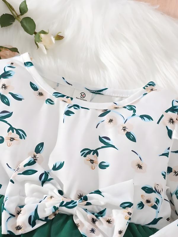 Image of Niren Enterprise Hen Floral Printed Baby Girl Frock