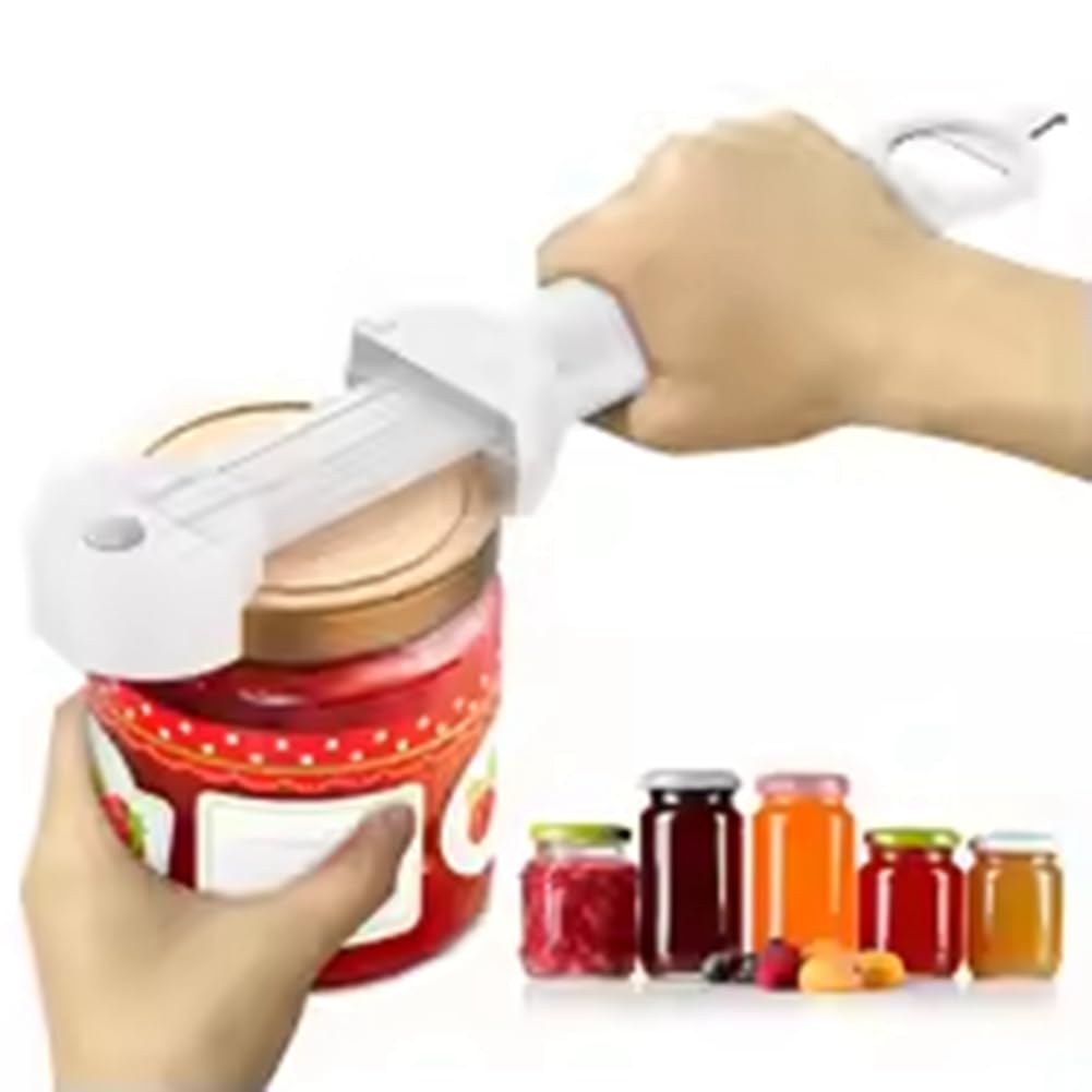 CTRLZS Adjustable Wine Beer Can Opener Stainless Steel Multifunctional Bottle Opener Lid Opener for Weak Hands Senior