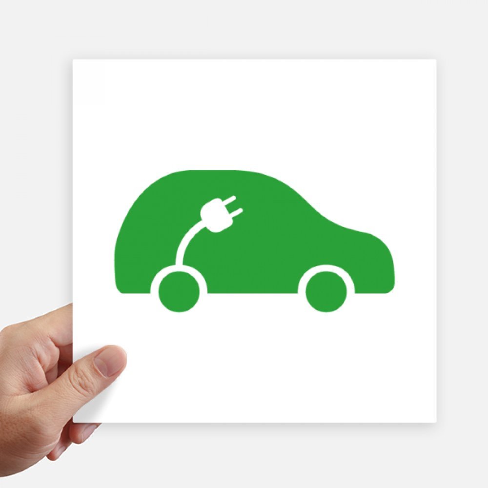 Autocollant carré écologie pour voiture et ordinateur portable sticker deco 4pcs
